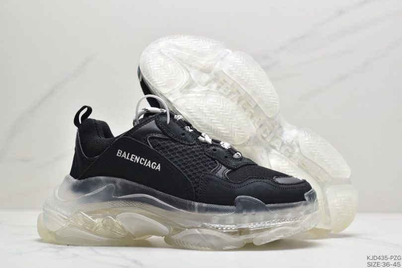 跑鞋, 巴黎世家, 复古跑鞋, Balenciaga - Balenciaga TriPle S 巴黎世家气垫底复古跑鞋ID:KJD435-PZG