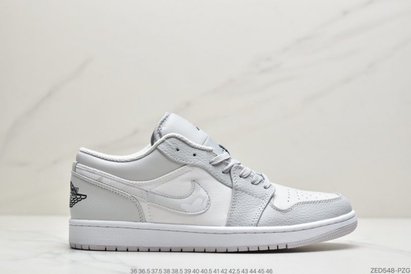 篮球鞋, White Camo, Nike Air, Jordan, Dior, Air Jordan 1 Low, Air Jordan 1, Air Jordan - 耐克Nike Air Jordan 1 Low"White Camo"AJ1乔丹一代低帮经典复古文化休闲运动篮球鞋“白灰迷彩”