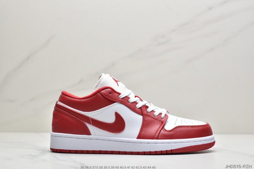 芝加哥, 篮球鞋, 板鞋, 低帮篮球鞋, Jordan, Gym Red, Air Jordan 1, Air Jordan - 乔丹Air Jordan 1 Low Gym Red 体育红 芝加哥 大学红低帮篮球鞋/板鞋