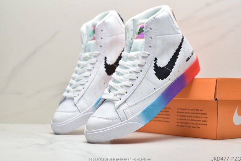 板鞋, Swoosh, Nike Blazer Mid, JUST DO IT, Have A Good Game, Good Game, Blazer Mid, Blazer - 耐克Nike Blazer Mid ’77 Vintage“ Have A Good Game”电玩像素 英雄联盟 开拓者高帮休闲板鞋