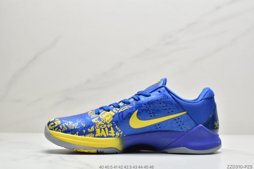 篮球鞋, 科比5, Zoom, ZK5, Turbo, NIKE, Kobe 5, Kobe - 科比5代 小丑 紫绿色 NIKE ZOOM KOBE 5低帮男子篮球鞋