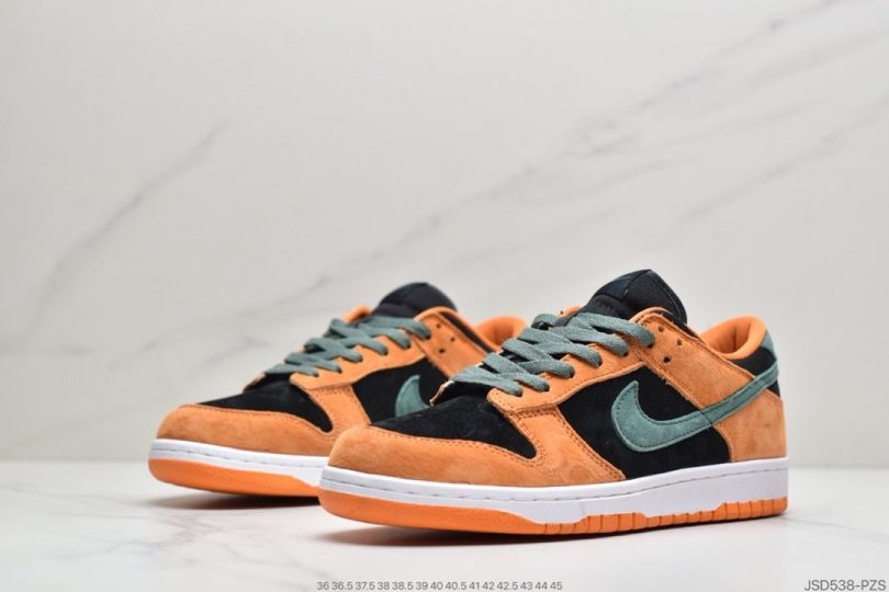 板鞋, SB Dunk Low, Nike SB Dunk Low, Nike SB Dunk, Nike SB, NIKE, Dunk Low, Dunk - 耐克Nike SB Dunk Low SP"Ceramic"扣篮系列低帮休闲运动滑板板鞋“胡萝卜黄黑南瓜”