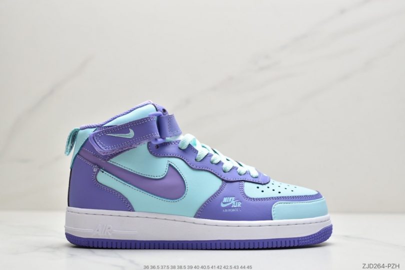 高帮板鞋, 高帮, 板鞋, Nike Air Force 1, Nike Air, NIKE, Air Force 1, 3M反光 - 纯原版本 Nike Air Force 1 Lv8 Utility空军中帮板鞋 3M反光 紫罗兰高帮板鞋