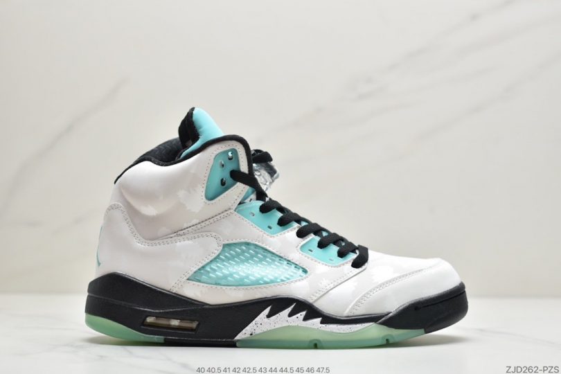 篮球鞋, 实战篮球鞋, Jordan 5, Jordan, AJ 5, Air Jordan 5, Air Jordan - Air Jordan 5 “Island Green”3M雪豹 AJ 5中帮实战篮球鞋