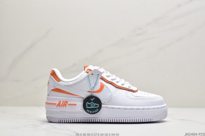 马卡龙, 空军一号, 板鞋, 拼接马卡龙, NIKE, EVA, Air Force 1 Shadow, Air Force 1 - NIKE耐克 Air Force 1 Shadow 空军一号 “马卡龙新配色板鞋