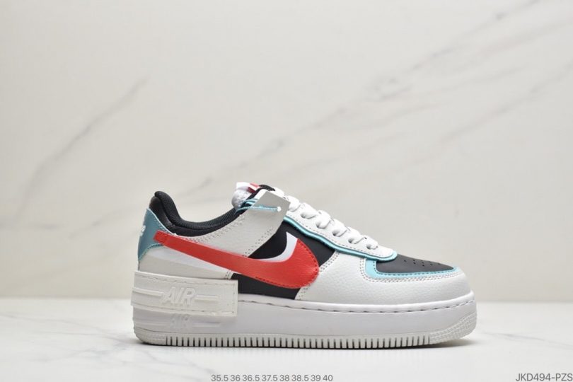 马卡龙, 空军一号, 板鞋, 拼接马卡龙, NIKE, EVA, Air Force 1 Shadow, Air Force 1 - NIKE耐克 Air Force 1 Shadow 空军一号 “马卡龙新配色板鞋