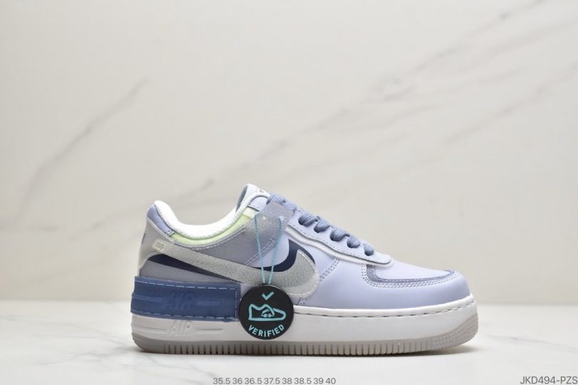 马卡龙, 空军一号, 板鞋, 拼接马卡龙, NIKE, EVA, Air Force 1 Shadow, Air Force 1 - NIKE耐克 Air Force 1 Shadow 空军一号 “马卡龙新配色板鞋