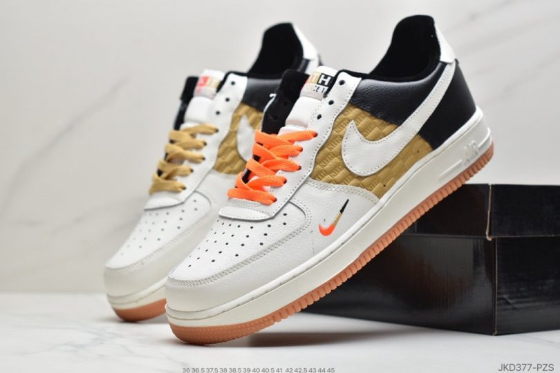 联名, 空军一号, 板鞋, Swoosh, NIKE, FORCE 1, Air Force 1 - 耐克Air Force 1'07 KITH 空军一号法国限定配色板鞋ID:JKD377-PZS