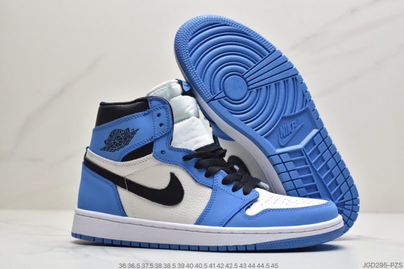 高帮, 篮球鞋, 乔丹篮球鞋, University Blue, Jordan, Aj1, Air Jordan 1, Air Jordan - 乔丹Air Jordan 1 High OG “University Blue” 高帮 大学蓝 AJ1 乔丹1代 aj1 乔1 高邦篮球鞋