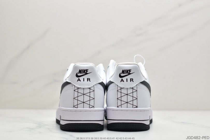 运动板鞋, 空军一号, 板鞋, Swoosh, Nike Air Force 1 Low, Nike Air Force 1, Air Force 1 Low, Air Force 1 - 耐克 Nike Air Force 1 '07 Low in White and Grey 空军一号低帮休闲运动板鞋