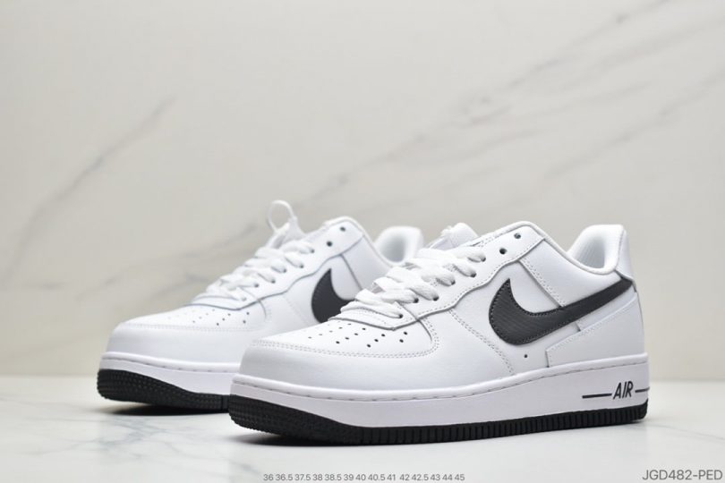 运动板鞋, 空军一号, 板鞋, Swoosh, Nike Air Force 1 Low, Nike Air Force 1, Air Force 1 Low, Air Force 1 - 耐克 Nike Air Force 1 '07 Low in White and Grey 空军一号低帮休闲运动板鞋