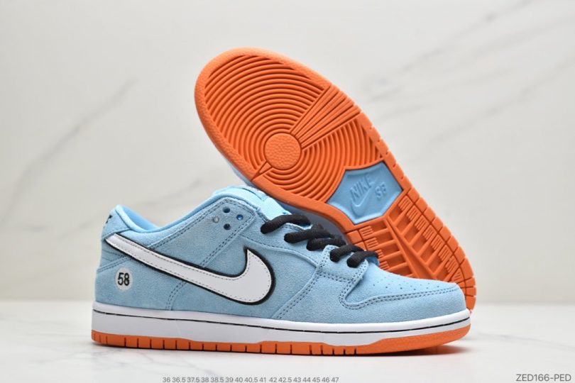 板鞋, 扣篮系列, Swoosh, Nike SB Dunk Low, Nike SB Dunk, Nike SB, Dunk Low, Club 58 Gulf - 耐克Nike SB Dunk Low Pro'Club 58 Gulf'扣篮系列低帮休闲运动滑板板鞋