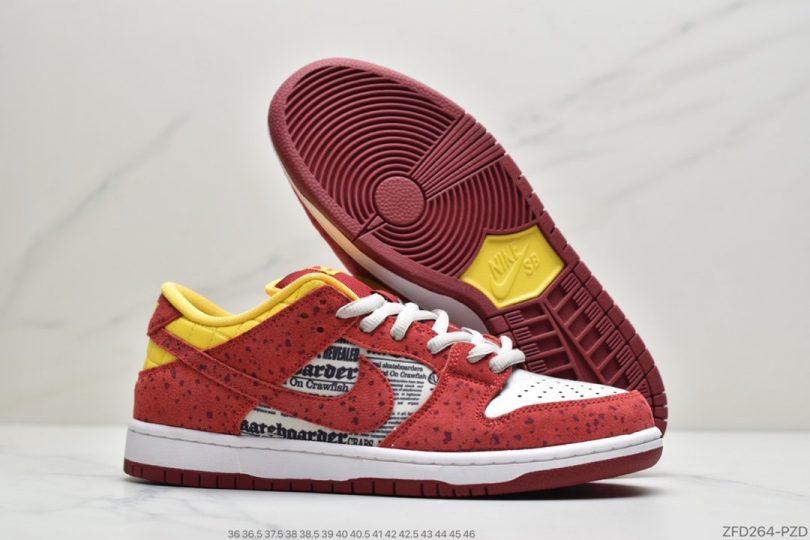 板鞋, Nike Dunk Low, Nike Dunk, NIKE, Dunk Low, Dunk - 耐克Nike Dunk Low Pro SB Rukus x Crawfish 小龙虾 休闲活动板鞋