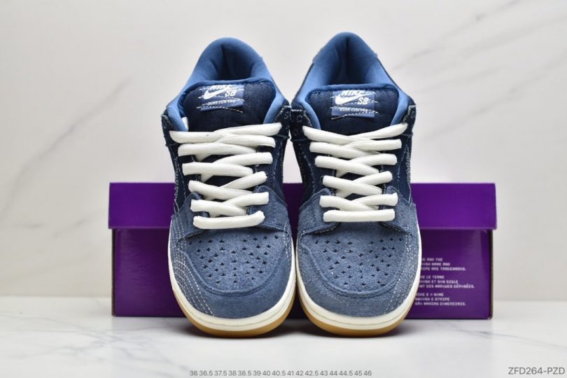 板鞋, SB Dunk Low Pro, SB Dunk Low, Nike SB Dunk Low, Nike SB Dunk, Nike SB, Dunk Low, Dunk - Nike SB Dunk Low Pro PRM “Denim Gum” 单宁牛仔板鞋