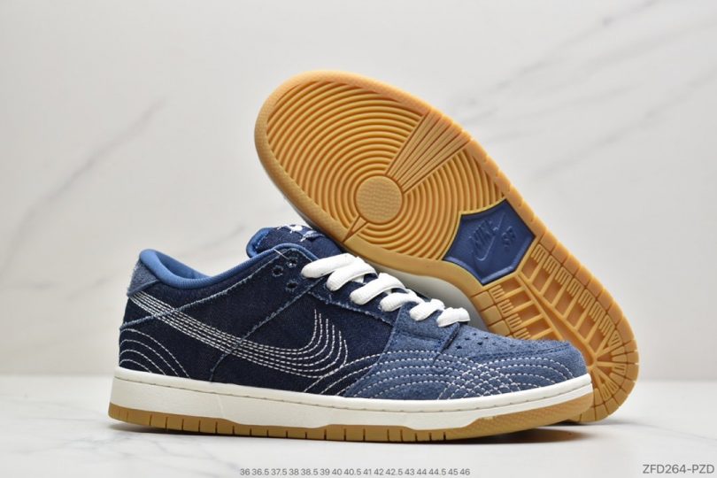 板鞋, SB Dunk Low Pro, SB Dunk Low, Nike SB Dunk Low, Nike SB Dunk, Nike SB, Dunk Low, Dunk - Nike SB Dunk Low Pro PRM “Denim Gum” 单宁牛仔板鞋