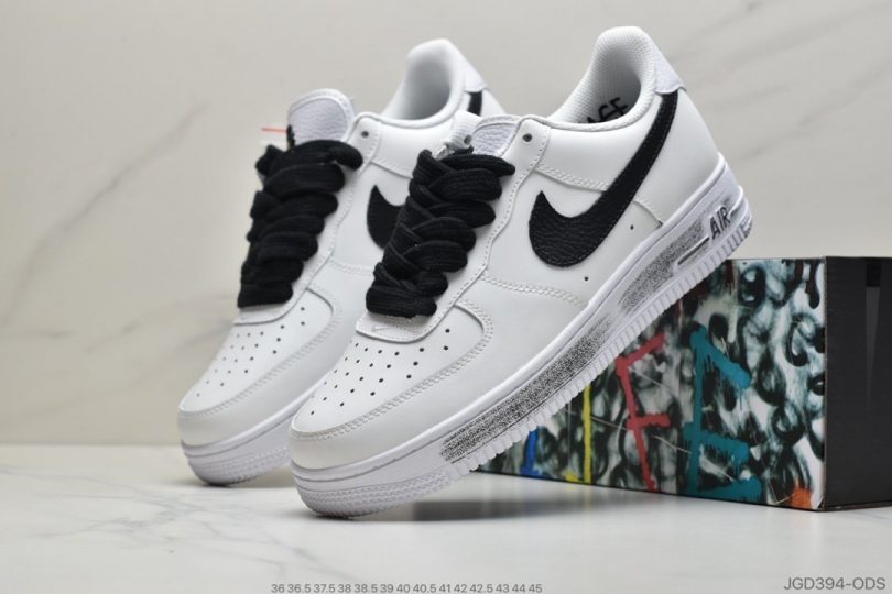 联名, 空军一号, 板鞋, 低帮板鞋, Swoosh, NIKE, FORCE 1, Air Force 1 - PEACEMINUSONE x NIKE联名AIR FORCE 1"PARA-NOISE 2.0" 2020年版 权志龙白奶油空军一号低帮板鞋