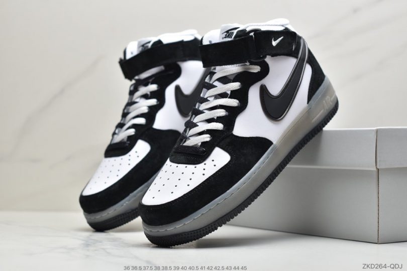 高帮, 运动板鞋, 空军一号, 板鞋, Nike Air Force 1, Nike Air, NIKE, Air Force 1 - 耐克Nike Air Force 1 high “NBA” PACK 草绿尾高 空军一号高帮百搭休闲运动板鞋