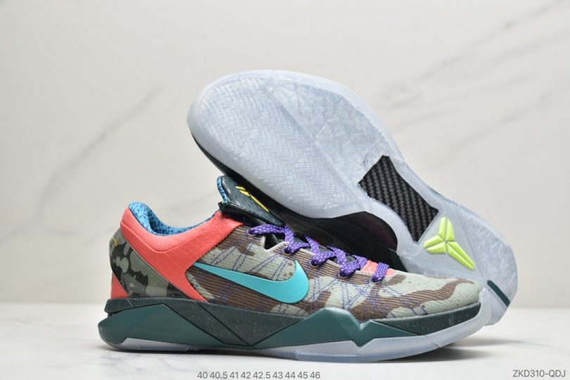 篮球鞋, 科比7代, 科比7, 文化篮球鞋, Zoom, visibility Cloak, KOBE VII, Kobe - 耐克Nike Zoom Kobe VII visibility Cloak 科比7代复刻实战运动低帮文化篮球鞋