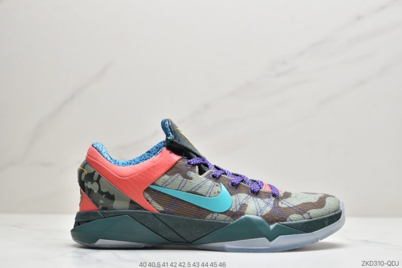 篮球鞋, 科比7代, 科比7, 文化篮球鞋, Zoom, visibility Cloak, KOBE VII, Kobe - 耐克Nike Zoom Kobe VII visibility Cloak 科比7代复刻实战运动低帮文化篮球鞋