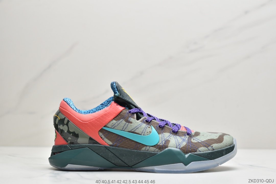 耐克Nike Zoom Kobe VII visibility Cloak 科比7代复刻实战运动低帮文化篮球鞋