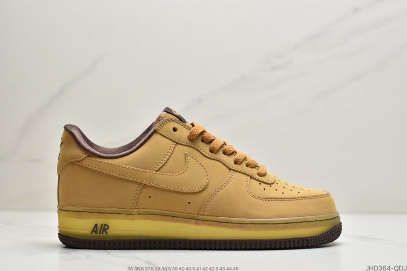 运动板鞋, 空军一号, 板鞋, Wheat Mocha, Nike Air Force 1, Nike Air, Air Force 1, AF1 - 耐克Nike Air Force 1 CO.JP Retro SP"Wheat Mocha"空军一号低帮经典百搭休闲运动板鞋“麦黄摩卡半透明”