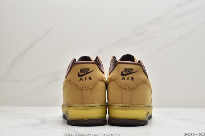 运动板鞋, 空军一号, 板鞋, Wheat Mocha, Nike Air Force 1, Nike Air, Air Force 1, AF1 - 耐克Nike Air Force 1 CO.JP Retro SP"Wheat Mocha"空军一号低帮经典百搭休闲运动板鞋“麦黄摩卡半透明”