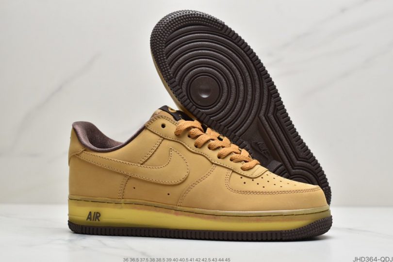 运动板鞋, 空军一号, 板鞋, Wheat Mocha, Nike Air Force 1, Nike Air, Air Force 1, AF1 - 耐克Nike Air Force 1 CO.JP Retro SP"Wheat Mocha"空军一号低帮经典百搭休闲运动板鞋“麦黄摩卡半透明”