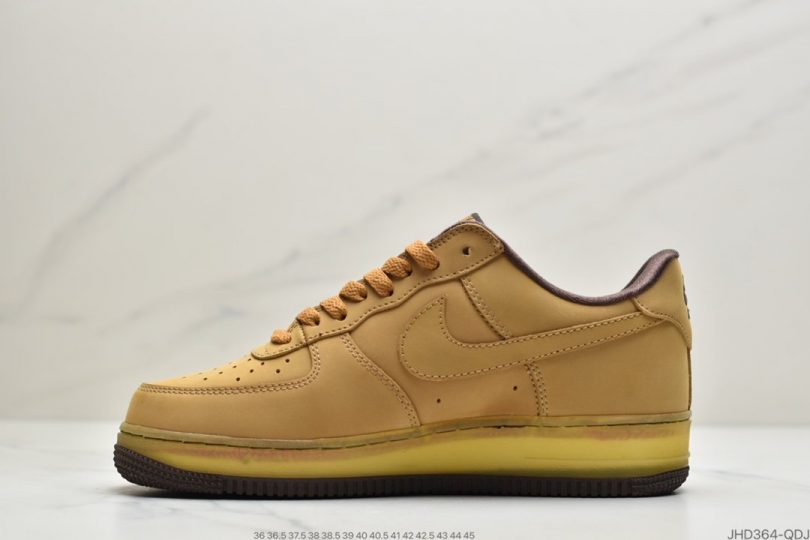 运动板鞋, 空军一号, 板鞋, Wheat Mocha, Nike Air Force 1, Nike Air, Air Force 1, AF1 - 耐克Nike Air Force 1 CO.JP Retro SP"Wheat Mocha"空军一号低帮经典百搭休闲运动板鞋“麦黄摩卡半透明”