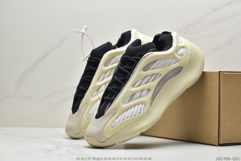 跑鞋, Yeezy, Kanye West, Kanye, Boost, Black, adidas Yeezy, Adidas - 侃爷Kanye West x Adidas Yeezy 700 V3 Alvah"Black"低帮复古休闲运动穿搭慢跑鞋