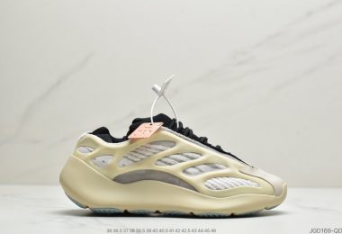 侃爷Kanye West x Adidas Yeezy 700 V3 Alvah”Black”低帮复古休闲运动穿搭慢跑鞋