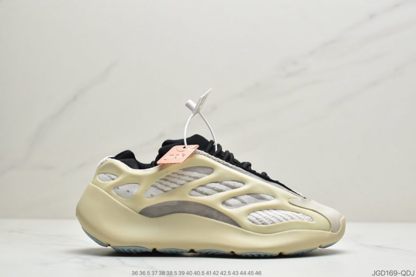 跑鞋, Yeezy, Kanye West, Kanye, Boost, Black, adidas Yeezy, Adidas - 侃爷Kanye West x Adidas Yeezy 700 V3 Alvah"Black"低帮复古休闲运动穿搭慢跑鞋