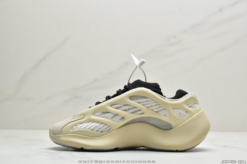 跑鞋, Yeezy, Kanye West, Kanye, Boost, Black, adidas Yeezy, Adidas - 侃爷Kanye West x Adidas Yeezy 700 V3 Alvah"Black"低帮复古休闲运动穿搭慢跑鞋