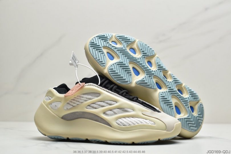 跑鞋, Yeezy, Kanye West, Kanye, Boost, Black, adidas Yeezy, Adidas - 侃爷Kanye West x Adidas Yeezy 700 V3 Alvah"Black"低帮复古休闲运动穿搭慢跑鞋