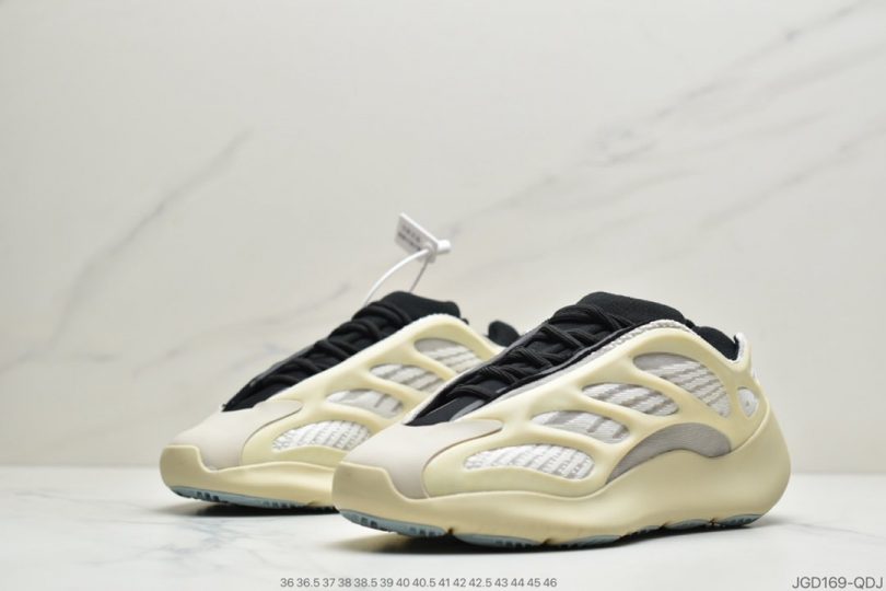 跑鞋, Yeezy, Kanye West, Kanye, Boost, Black, adidas Yeezy, Adidas - 侃爷Kanye West x Adidas Yeezy 700 V3 Alvah"Black"低帮复古休闲运动穿搭慢跑鞋