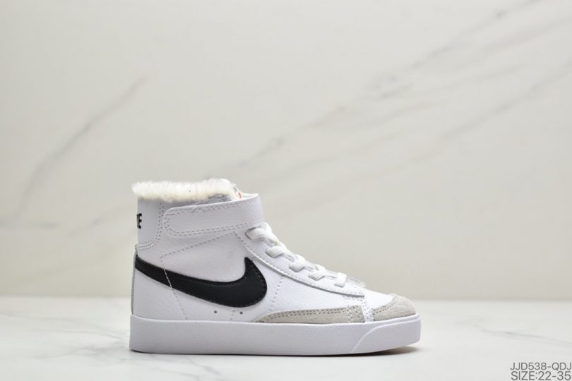 高帮, 童鞋, 板鞋, 开拓者, Swoosh, Nike Blazer Mid, Blazer Mid, Blazer - 耐克Nike Blazer Mid Vntg 耐克 时尚休闲高帮开拓者板鞋童鞋