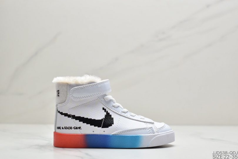 高帮, 童鞋, 板鞋, 开拓者, Swoosh, Nike Blazer Mid, Blazer Mid, Blazer - 耐克Nike Blazer Mid Vntg 耐克 时尚休闲高帮开拓者板鞋童鞋