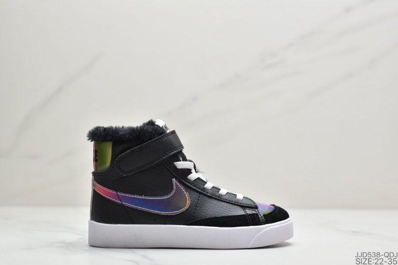 高帮, 童鞋, 板鞋, 开拓者, Swoosh, Nike Blazer Mid, Blazer Mid, Blazer - 耐克Nike Blazer Mid Vntg 耐克 时尚休闲高帮开拓者板鞋童鞋