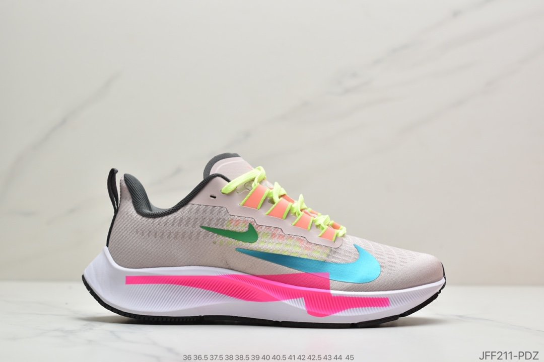 耐克Nike Air Zoom Pegasus 37 登月 飞马37 透气缓震疾速跑鞋