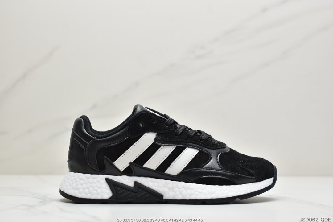Adidas 阿迪达斯 Tresc Run Boost 火焰 真爆米花复古休闲运动跑步鞋