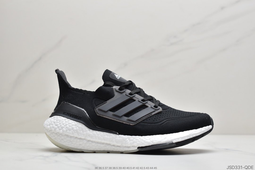 阿迪达斯 Adidas Ultra Boost 5.0系列 Primeknit 360 针织鞋面跑步鞋