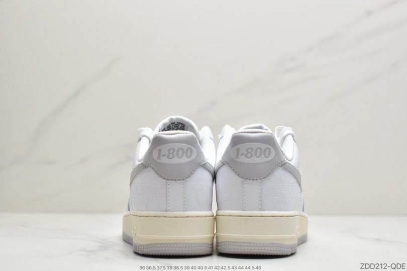 空军一号, 涂鸦, 板鞋, Premium, Nike Air Force 1, Nike Air, Air Force 1, 3M反光 - Nike Air Force 1 '07 Premium "Toll Free" 空军一号白灰运动板鞋