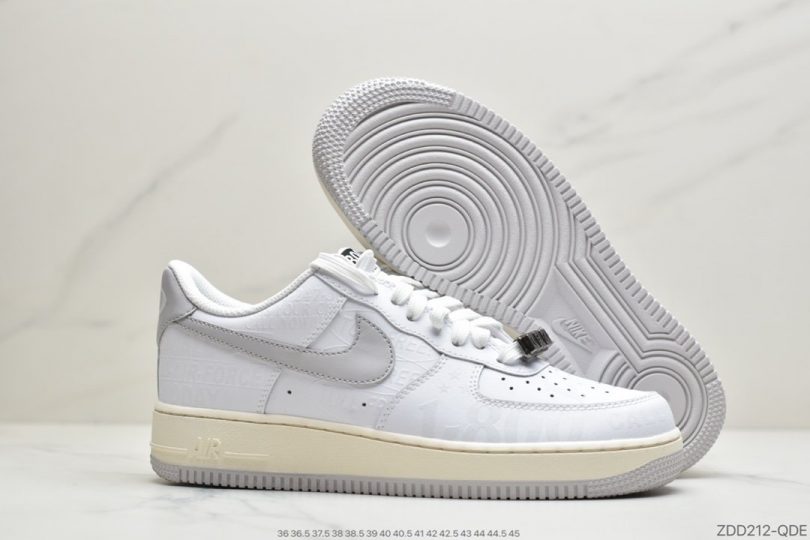 空军一号, 涂鸦, 板鞋, Premium, Nike Air Force 1, Nike Air, Air Force 1, 3M反光 - Nike Air Force 1 '07 Premium "Toll Free" 空军一号白灰运动板鞋