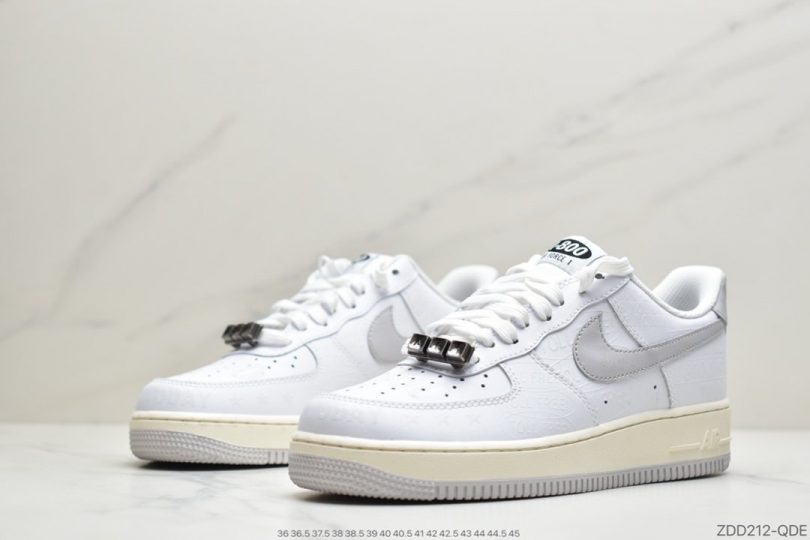 空军一号, 涂鸦, 板鞋, Premium, Nike Air Force 1, Nike Air, Air Force 1, 3M反光 - Nike Air Force 1 '07 Premium "Toll Free" 空军一号白灰运动板鞋