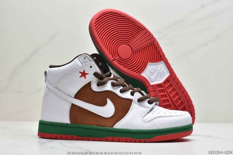 高帮, 板鞋, Nike SB Dunk, Nike SB, Nike Dunk, NIKE, Dunk High, Dunk - 耐克Nike Dunk SB High Cali (2014)加州配色高帮sb板鞋