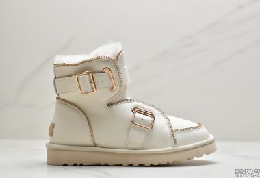 美国轻奢品牌🐑UGG W Classic Dune Mini Buckle Boot 沙丘迷你搭扣新奇系列中筒加绒机车风休闲百搭短靴