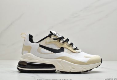 耐克Nike Air Max 270 React 气垫 Air Max 270后置气垫 网纱透气材质镂空男女跑步鞋情侣休闲鞋运动男鞋女鞋