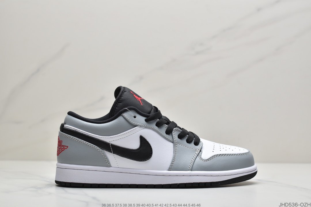 乔丹Air Jordan 1 Low “Light Smoke Grey”AJ1 乔1小迪奥烟灰低帮篮球鞋