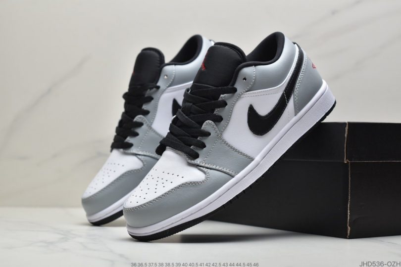 篮球鞋, 低帮篮球鞋, Swoosh, Smoke Grey, Light Smoke Grey, Dior, Air Jordan 1, Air Jordan - 乔丹Air Jordan 1 Low “Light Smoke Grey”AJ1 乔1小迪奥烟灰低帮篮球鞋