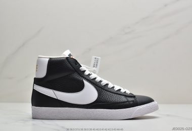 耐克Nike Blazer Mid Retro复古经典百搭中帮开拓者休闲运动板“小白鞋”