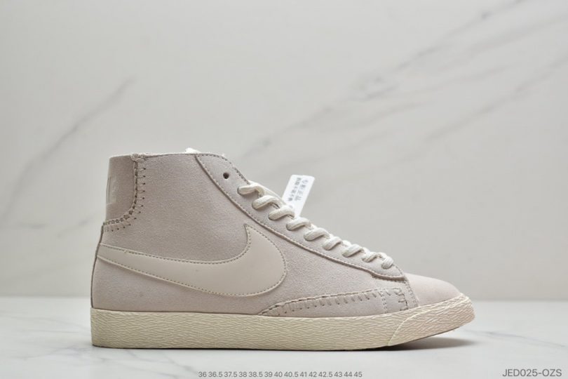 开拓者, 加绒, 休闲鞋, Nike Blazer Mid, NIKE, Blazer Mid, Blazer - 耐克NIKE BLAZER MID PRM手工缝纫马克线开拓者经典复古运动休闲鞋